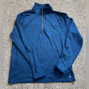 VRST quarter zip. Blue size large.